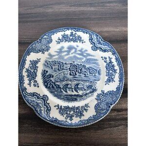 Antique Vintage Johnson Bros England Old British Castles 6.25in porcelain plate